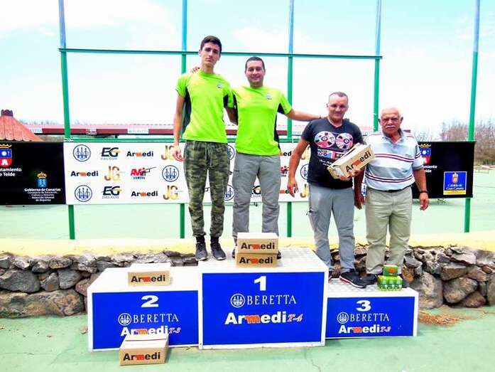 Imagen de uno de los podios de la prueba (Foto TA)