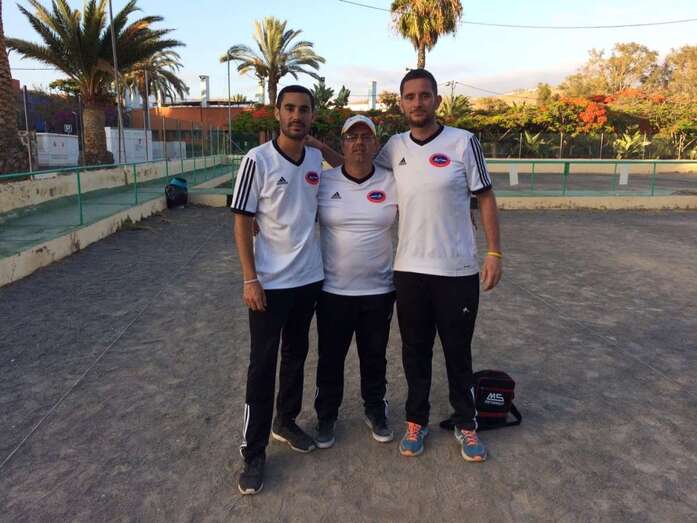 Los integrantes del Club Harimaguada (Foto TA)