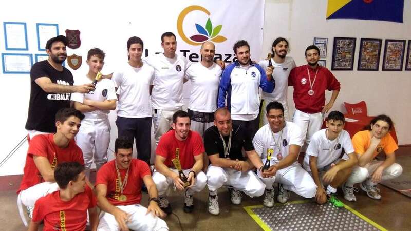 Los medallistas de la categoría Masculina (Foto TA)