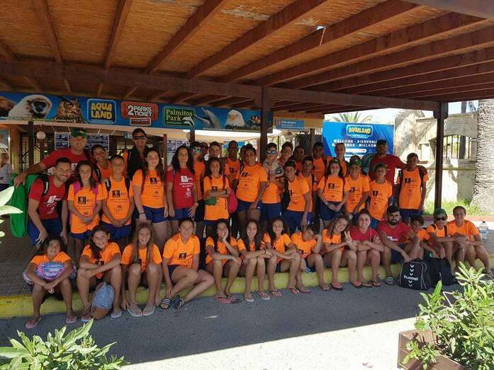 Los participantes disfrutaron de los atractivos del parque acuático (Foto TA)