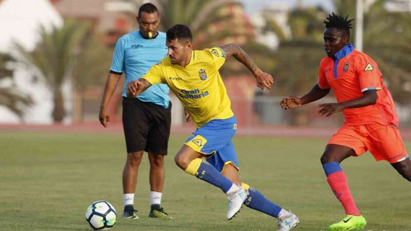 Jonathan Viera y Vitolo, este martes (Foto web oficial de la UD Las Palmas)