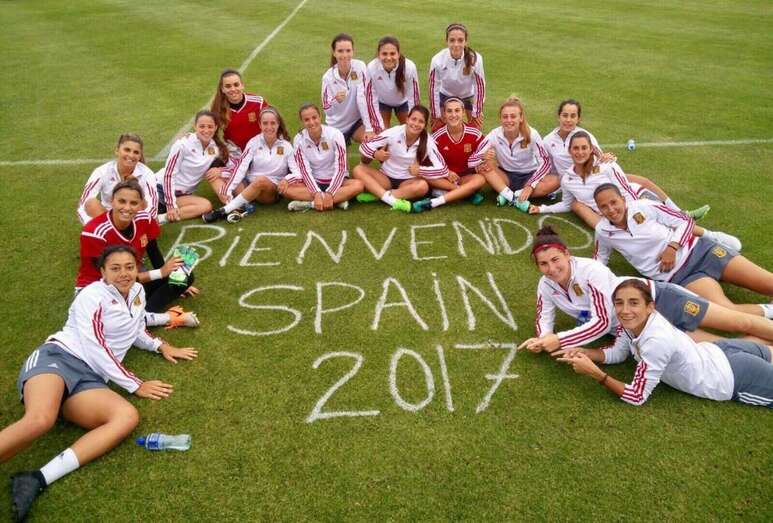 El equipo español que disputará el Campeonato Europeo Sub-19 (Foto TA)