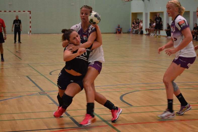 Momento del partido de este domingo (Foto TA)