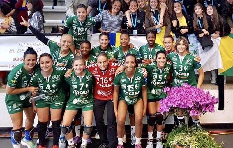Equipo del Rocasa que ganó la Copa de la Reina (Foto TA)