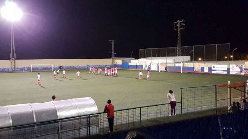 Gol de la UD San Gregorio de falta en minutos de descuento (Foto TA)