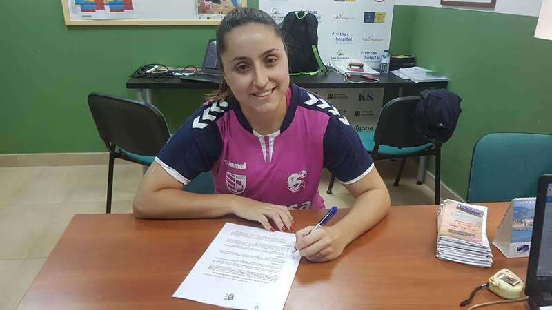 Melania Falcón, jugadora del Rocasa Gran Canaria ACE (Foto TA)