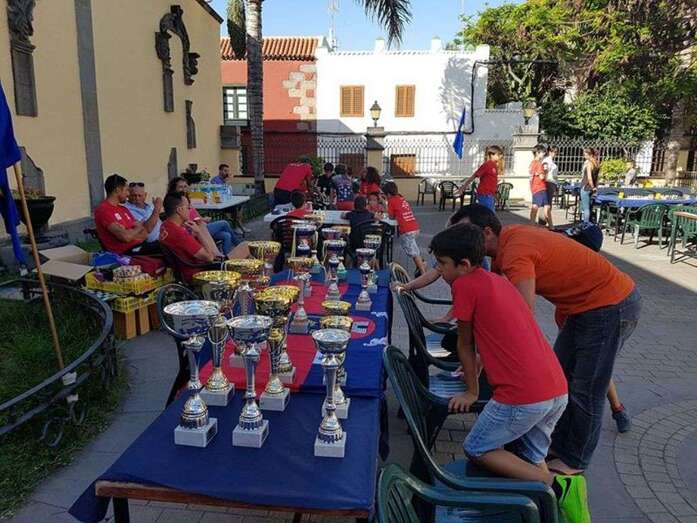 Archivo. Torneo de ajedrez organizado en San Juan por el CA Telde Los Llanos (Foto TA)