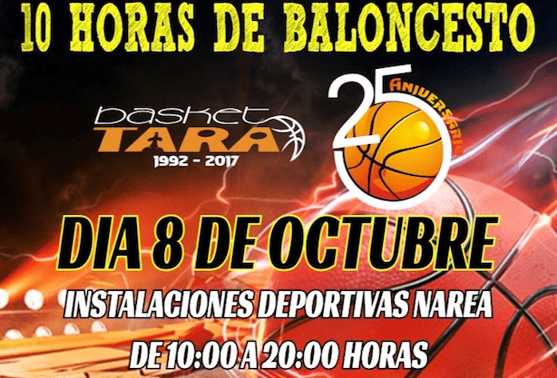 Serán 10 horas seguidas de baloncesto, juegos y actividades (Foto TA)