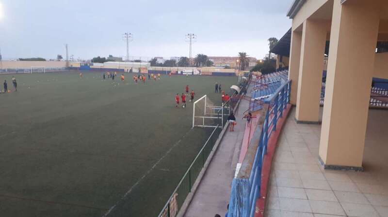La UD Telde y el CF La Garita comparten desde hace días el Estadio Municipal Pablo Hernández (Foto TA)