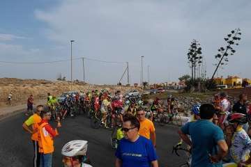 Telde, escenario de la Cronoescalada XV Memorial Tito Cabrera (Foto TA y Francisco Javier Santana)