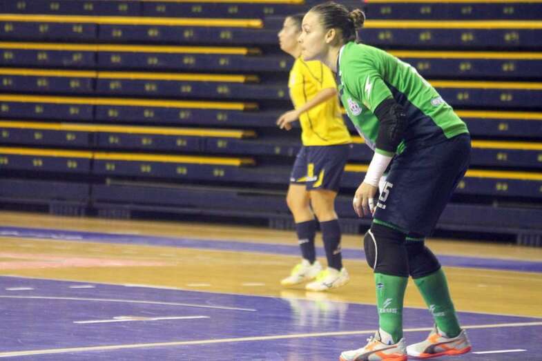 Marta, portera del Preconte Telde (Foto TA)