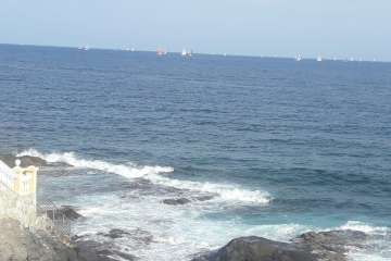 Telde otea el paso de los veleros de la XXXII Regata ARC (Foto Antonio Rodríguez 1-17 y TA 18-38)