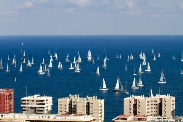 Telde otea el paso de los veleros de la XXXII Regata ARC (Foto Antonio Rodríguez 1-17 y TA 18-38)