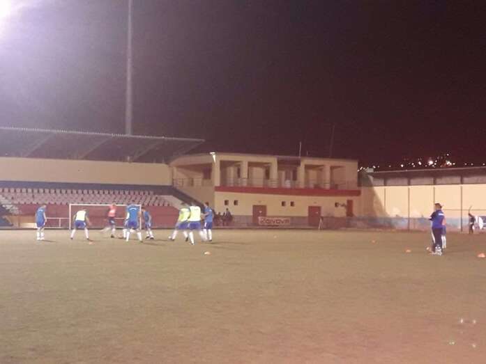 Imagen de un entrenamiento del San Gregorio (Foto TA)