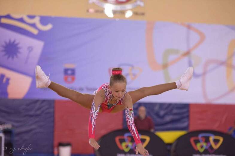 Imagen de uno de los ejercicios que se pudieron contemplar ayer en el Rita Hernández (Foto TA)
