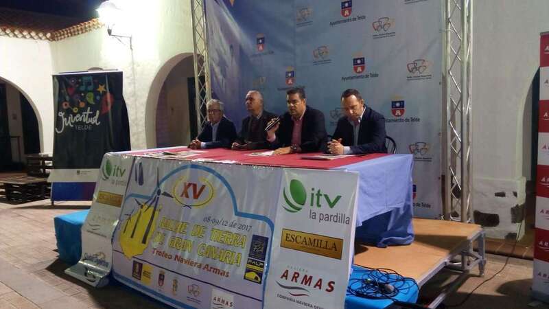 Imagen de la rueda de prensa celebrada en la Casa de la Juventud de Telde (Foto TA)