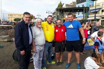 Encuentro Insular de Escuelas de Lucha Canaria en Melenara-Telde (Foto TA)