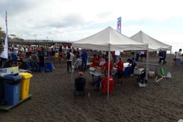 Encuentro Insular de Escuelas de Lucha Canaria en Melenara-Telde (Foto TA)