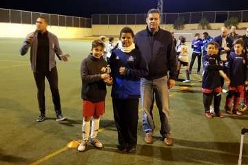 Goles solidarios en El Calero-Telde (Foto TA)