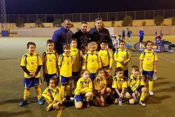 Goles solidarios en El Calero-Telde (Foto TA)