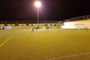 Goles solidarios en El Calero-Telde (Foto TA)