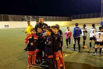 Goles solidarios en El Calero-Telde (Foto TA)