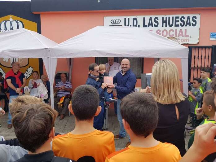 Imagen de la entrega de trofeos (Foto TA)