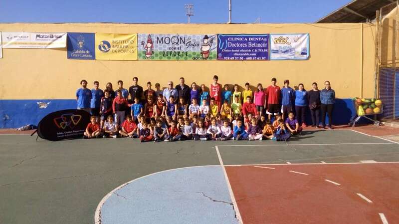 Imagen del campus de Navidad del Club Baloncesto Telde (Foto TA)