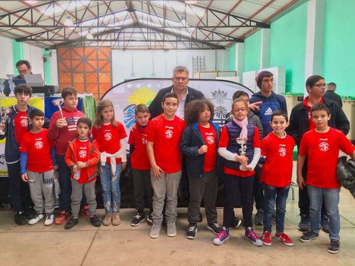 Jóvenes promesas del ajedrez teldense (Foto TA)