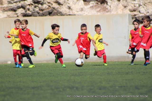 Archivo. Partido de fútbol base en Telde (Foto TA)