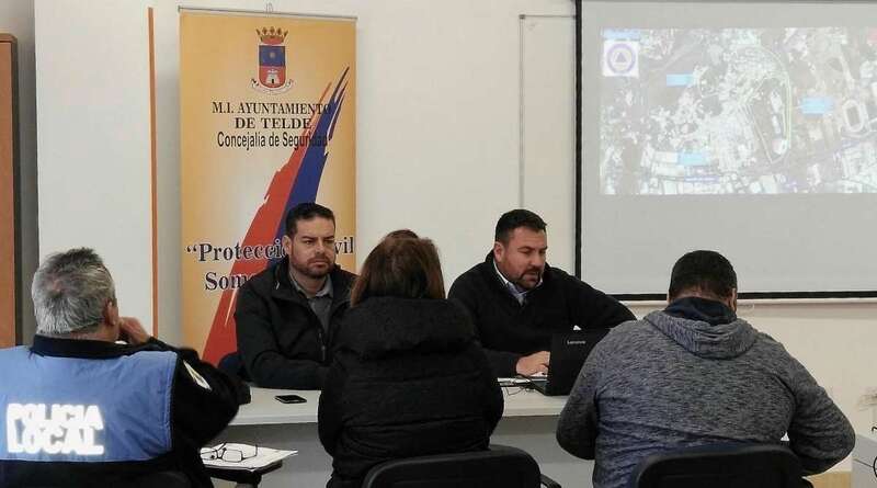 La reunión se celebró en la sede de Protección Civil de Telde (Foto TA)