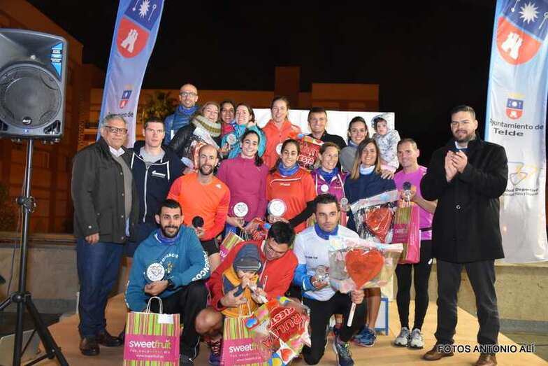 Los ganadores de la prueba (Foto Antonio Alí)