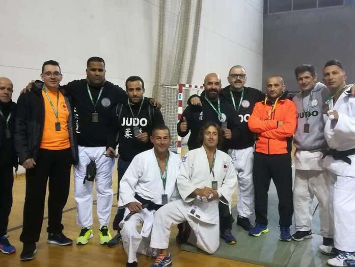 Judocas del equipo teldense (Foto TA)