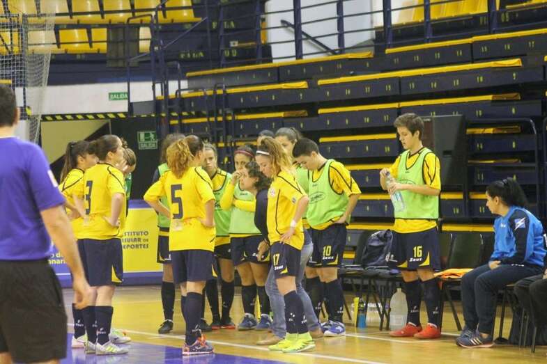 Archivo. Jugadoras del Preconte Telde (Foto TA)