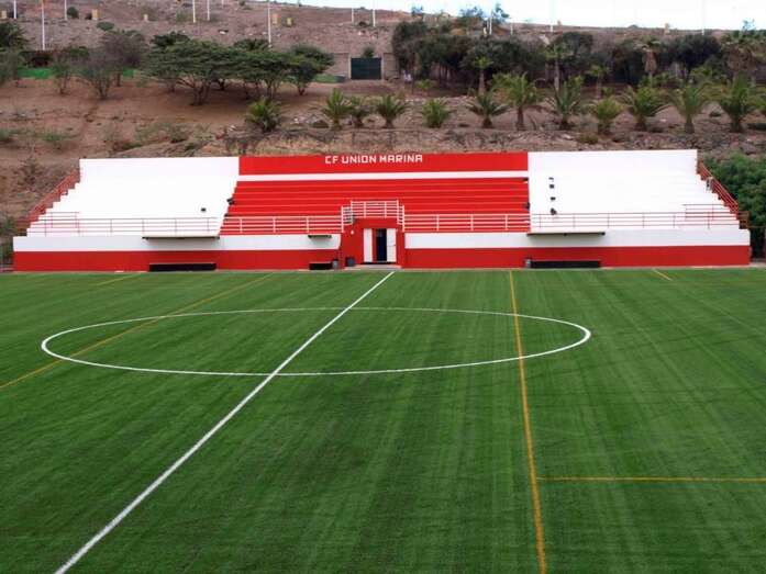 Campo municipal de fútbol de Melenara (Foto TA)