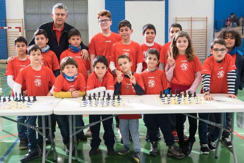 Jovenes promesas del ajedrez teldense (Foto TA)