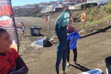 Playa del Hombre acoge la III prueba de la Liga de Sur de Gran Canaria (Foto TA)