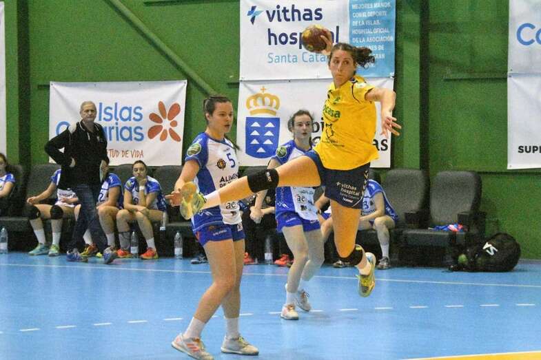 Momento del partido de este sábado en Telde (Foto TA)