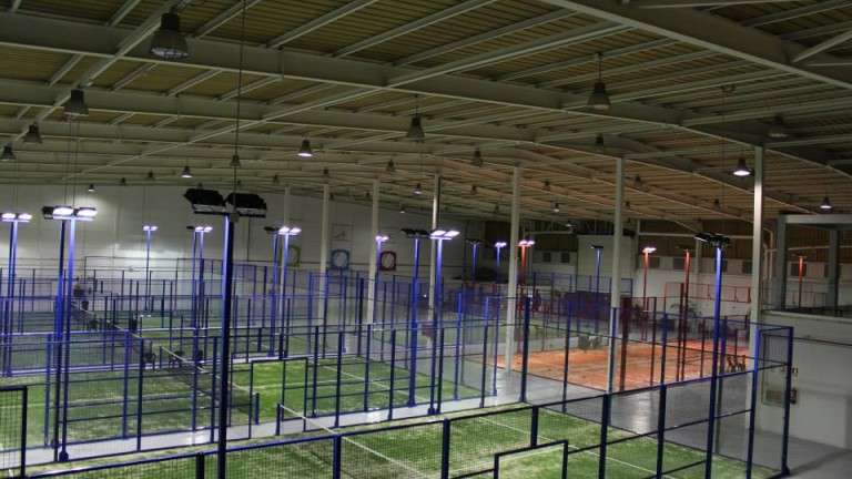 Instalaciones del Gran Canaria Pádel Indoor, en Telde (Foto TA)
