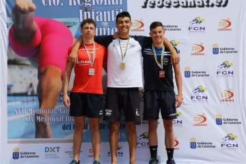 Telde brilla en el Campeonato Regional de Natación de Invierno 2018 (Foto TA)