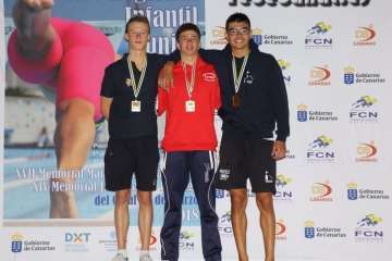 Telde brilla en el Campeonato Regional de Natación de Invierno 2018 (Foto TA)