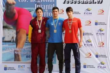 Telde brilla en el Campeonato Regional de Natación de Invierno 2018 (Foto TA)