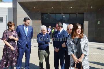 Reapertura del Pabellón Juan Carlos Hernández de Jinámr-Telde (Foto TA)