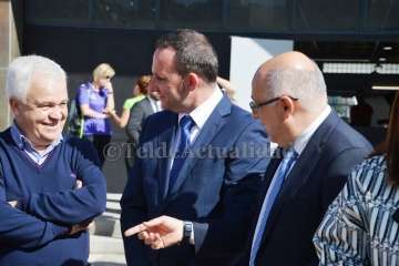 Reapertura del Pabellón Juan Carlos Hernández de Jinámr-Telde (Foto TA)