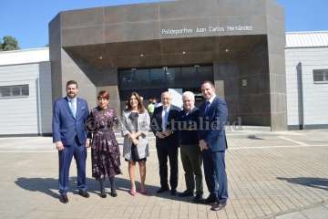Reapertura del Pabellón Juan Carlos Hernández de Jinámr-Telde (Foto TA)