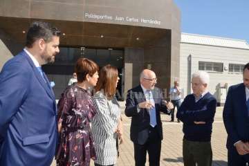 Reapertura del Pabellón Juan Carlos Hernández de Jinámr-Telde (Foto TA)