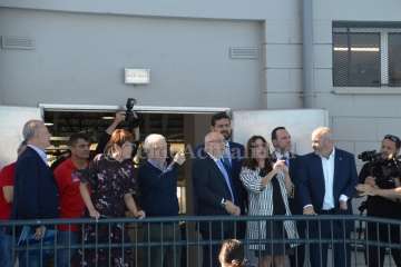 Reapertura del Pabellón Juan Carlos Hernández de Jinámr-Telde (Foto TA)