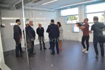 Reapertura del Pabellón Juan Carlos Hernández de Jinámr-Telde (Foto TA)