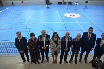 Reapertura del Pabellón Juan Carlos Hernández de Jinámr-Telde (Foto TA)