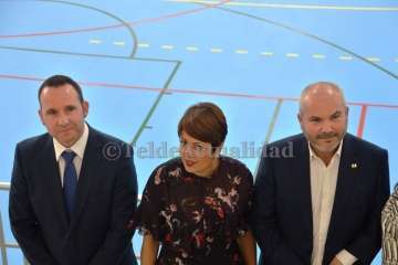 Reapertura del Pabellón Juan Carlos Hernández de Jinámr-Telde (Foto TA)